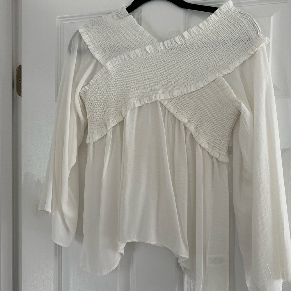 Vici Dolls Elegant White Women's Top